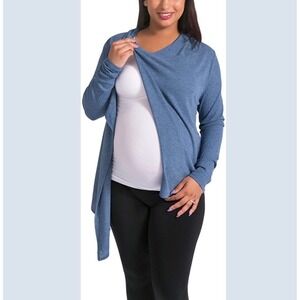 Kindred Bravely Maya Nursing Wrap Women's One Size Blue Maternity Hooded